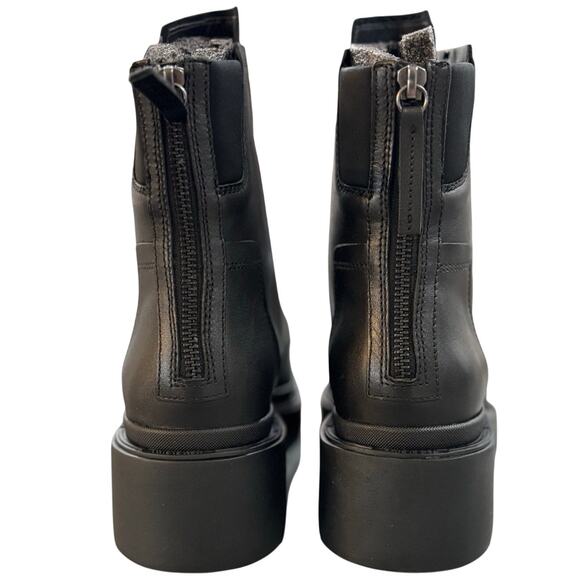 Ash Women's Size 40M Moody Leather Combat Boots Black - Picture 7 of 12